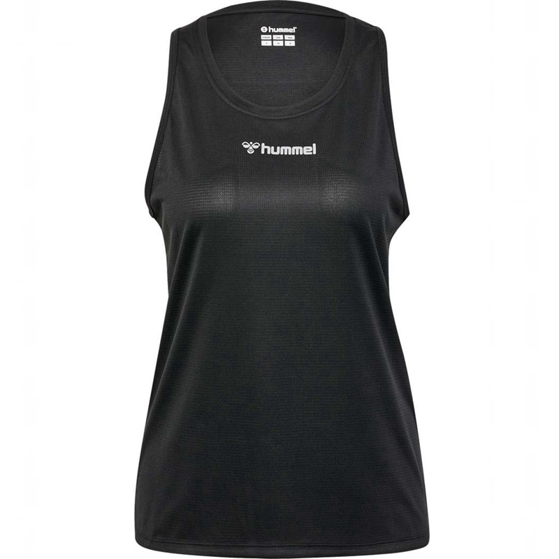 Hummel Run Singlet S/L Shorts Dam Svarta | 840266-535