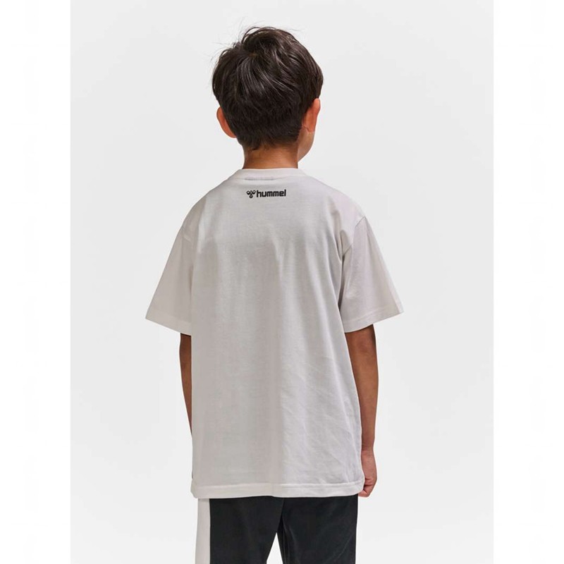Hummel Runner S/S T-shirt Barn Vita | 191943-657