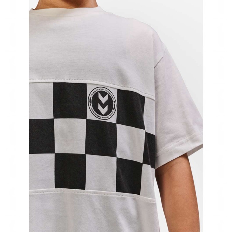 Hummel Runner S/S T-shirt Barn Vita | 191943-657