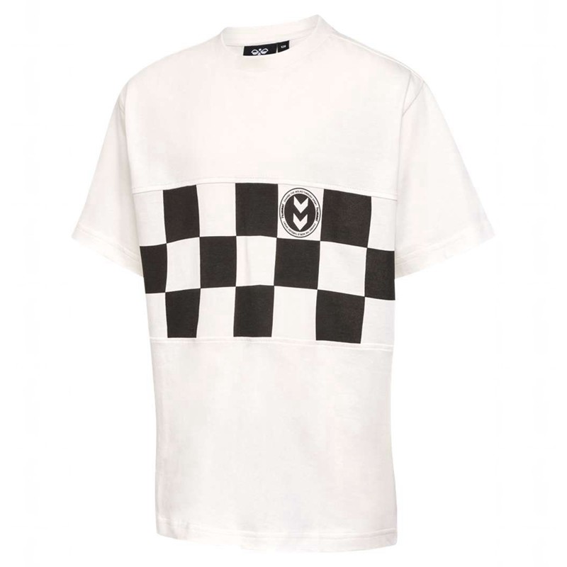 Hummel Runner S/S T-shirt Barn Vita | 191943-657