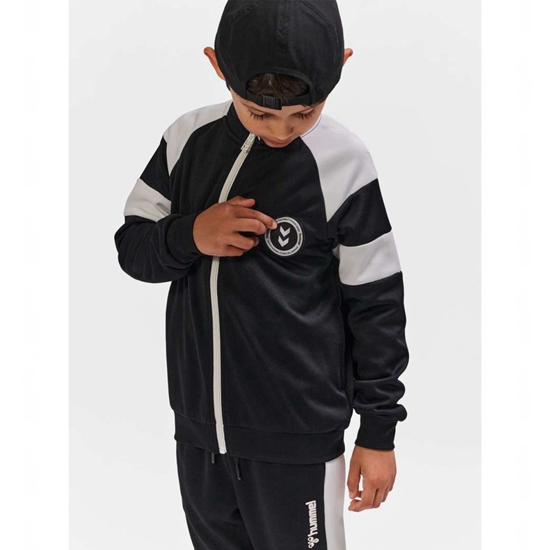 Hummel Runner Zip Jackor Barn Svarta | 199299-863