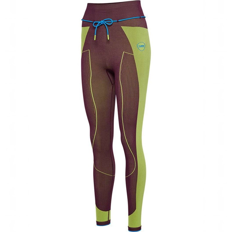 Hummel Seamless High Waist Strumpbyxor Dam Gröna | 128294-414