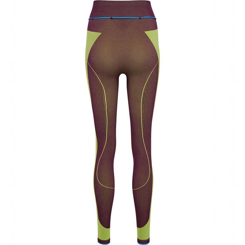 Hummel Seamless High Waist Strumpbyxor Dam Gröna | 128294-414