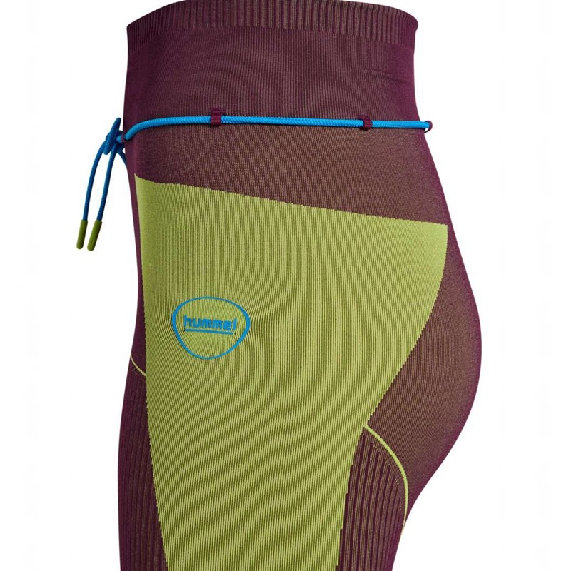 Hummel Seamless High Waist Strumpbyxor Dam Gröna | 128294-414