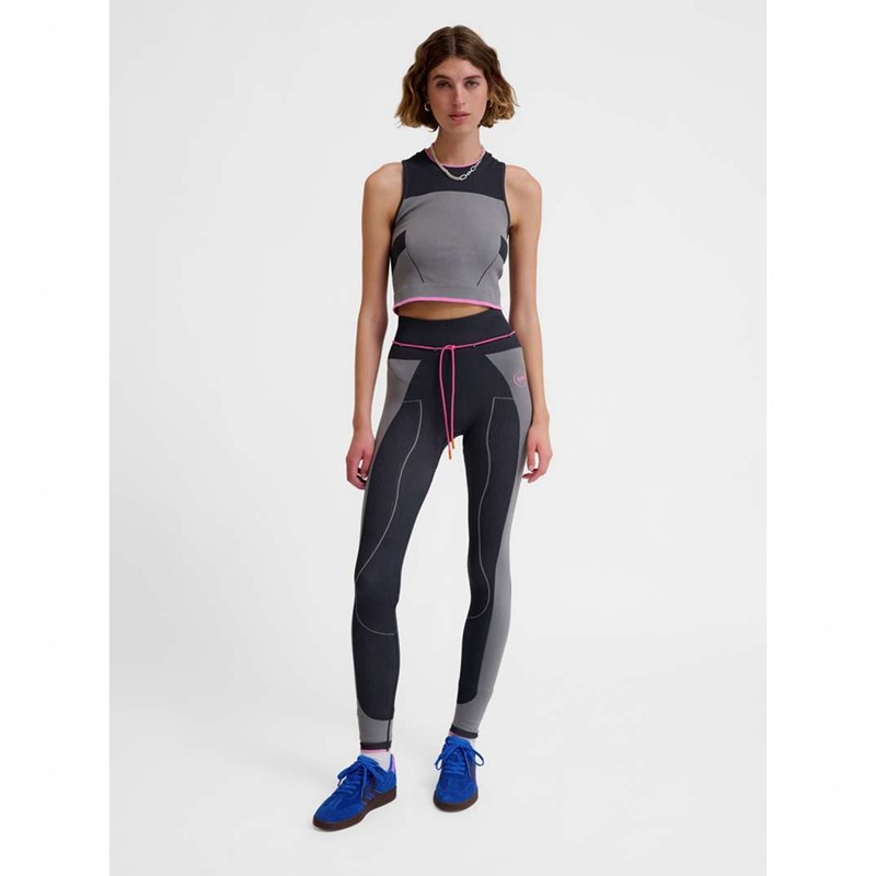 Hummel Seamless High Waist T-shirt Dam Obsidian | 986768-119
