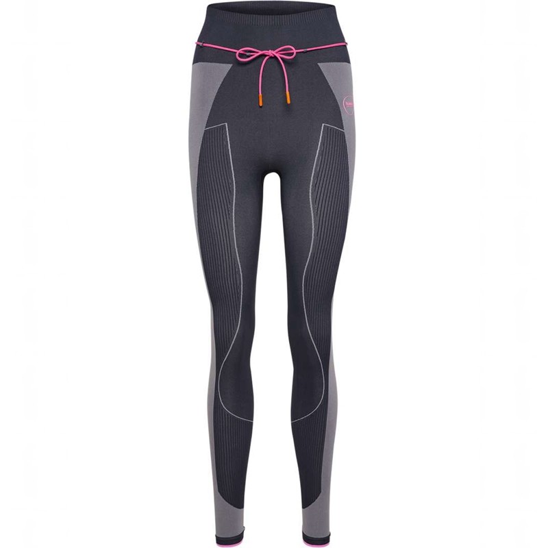 Hummel Seamless High Waist T-shirt Dam Obsidian | 986768-119