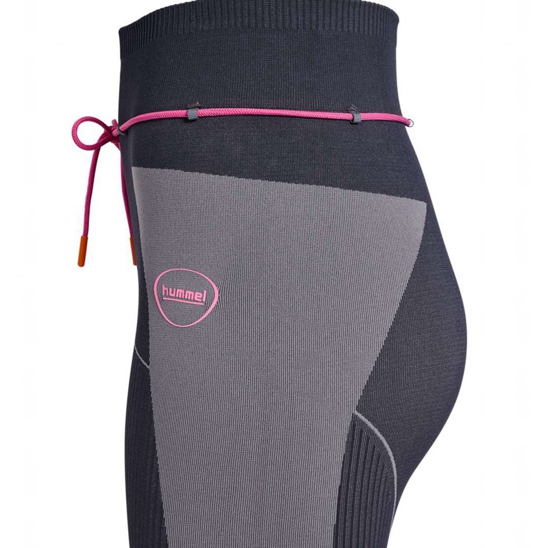 Hummel Seamless High Waist T-shirt Dam Obsidian | 986768-119