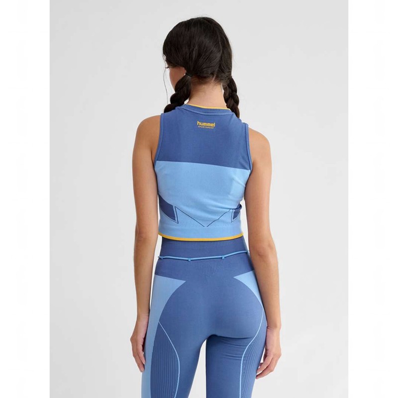 Hummel Seamless Strumpor Dam Blå | 067993-182