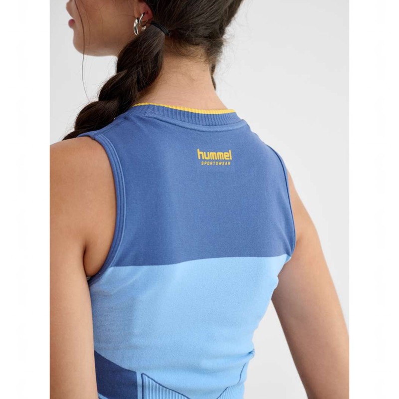 Hummel Seamless Strumpor Dam Blå | 067993-182