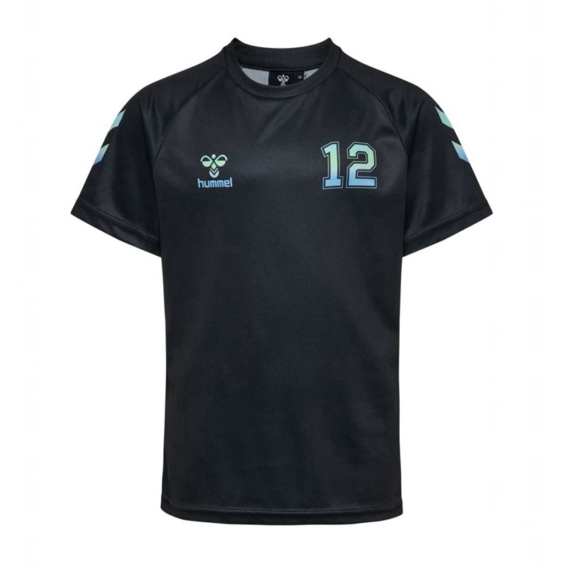 Hummel Shimmer S/S T-shirt Barn Svarta | 530213-505
