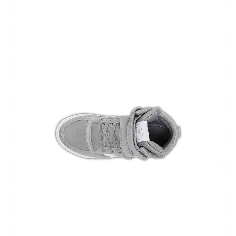 Hummel Slimmer Stadil High Jr Sneakers Barn Grå | 334216-915