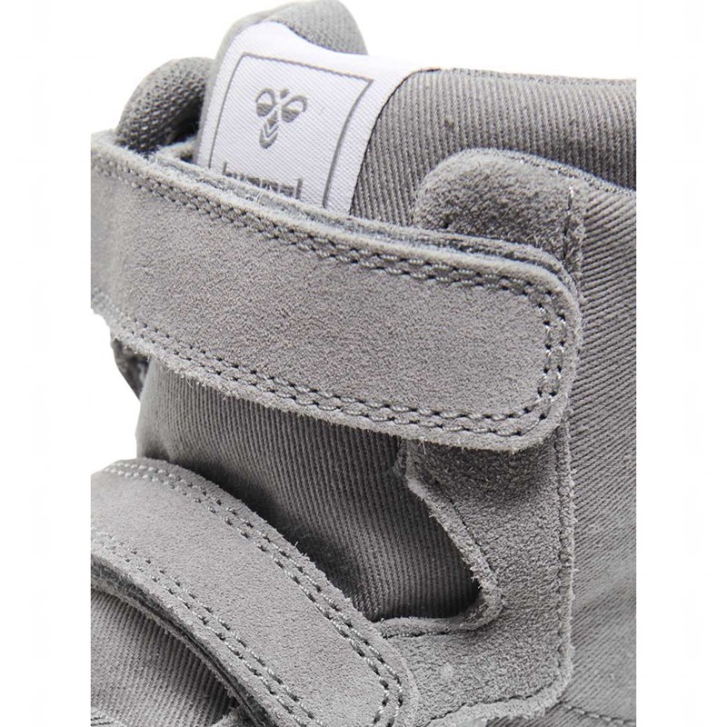 Hummel Slimmer Stadil High Jr Sneakers Barn Grå | 334216-915