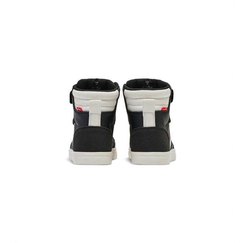 Hummel Slimmer Stadil Leather High Jr Sneakers Barn Svarta | 562173-281