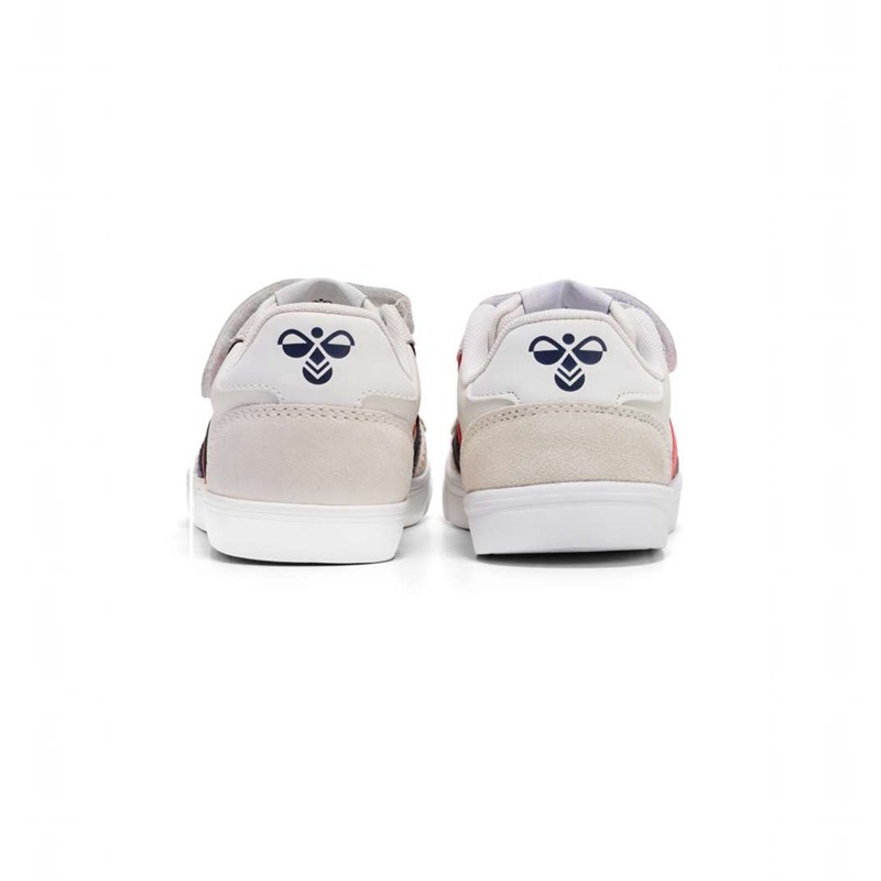 Hummel Slimmer Stadil Leather Low Jr Sneakers Barn Vita | 032608-292