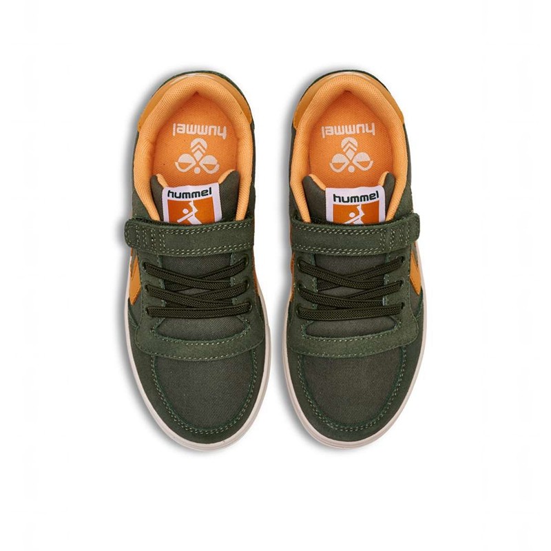 Hummel Slimmer Stadil Low Jr Sneakers Barn Gröna | 010011-092
