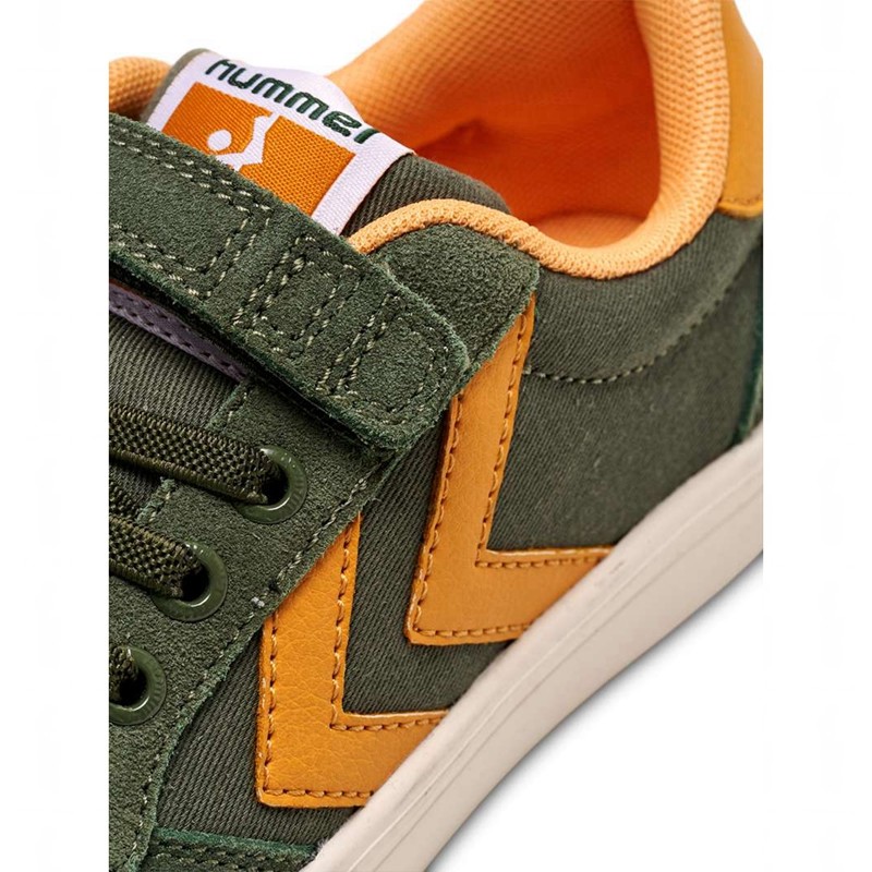 Hummel Slimmer Stadil Low Jr Sneakers Barn Gröna | 010011-092