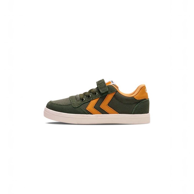 Hummel Slimmer Stadil Low Jr Sneakers Barn Gröna | 010011-092