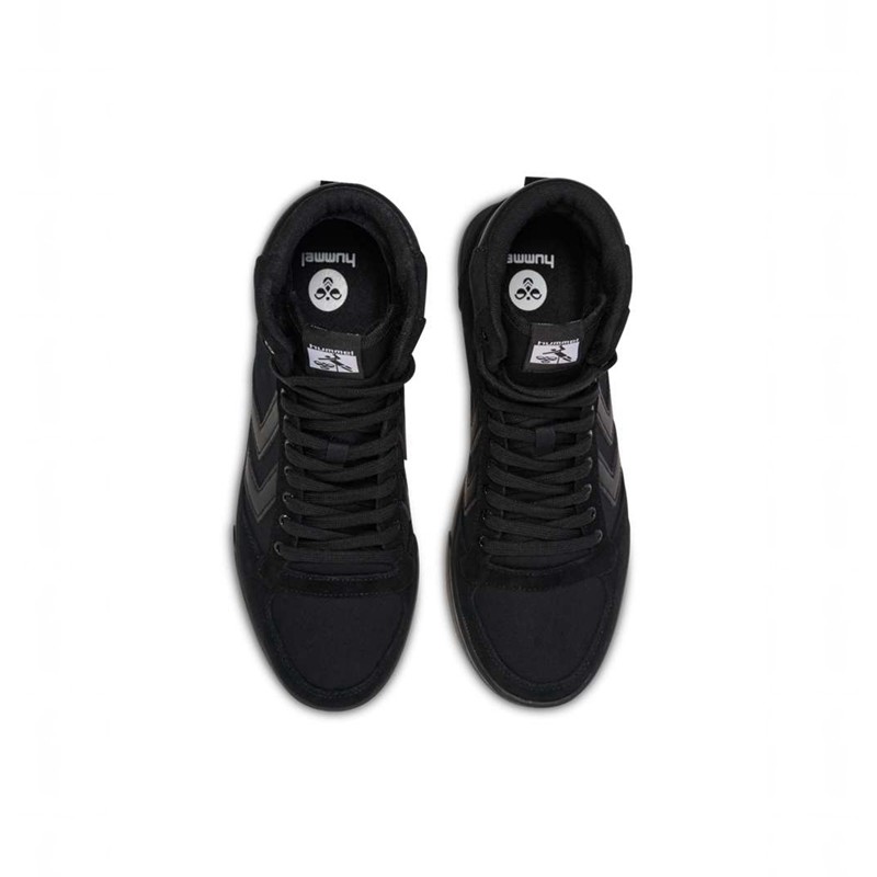 Hummel Slimmer Stadil Tonal High Sneakers Herr Svarta | 310292-473