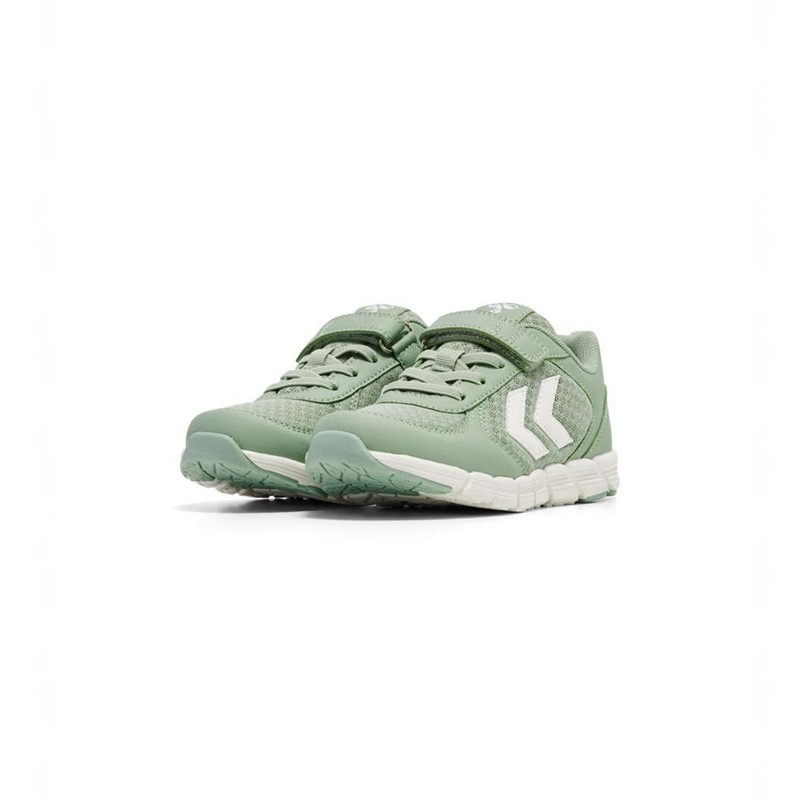 Hummel Speed Jr Sneakers Barn Gröna | 072215-659