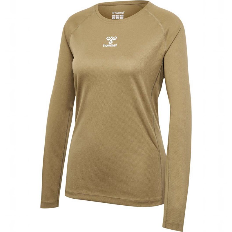 Hummel Sprint Mesh L/S T-shirt Dam Bruna | 636754-444