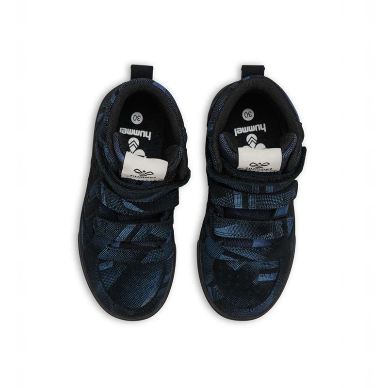 Hummel Stadil Print Jr Sneakers Barn Svarta | 542068-460