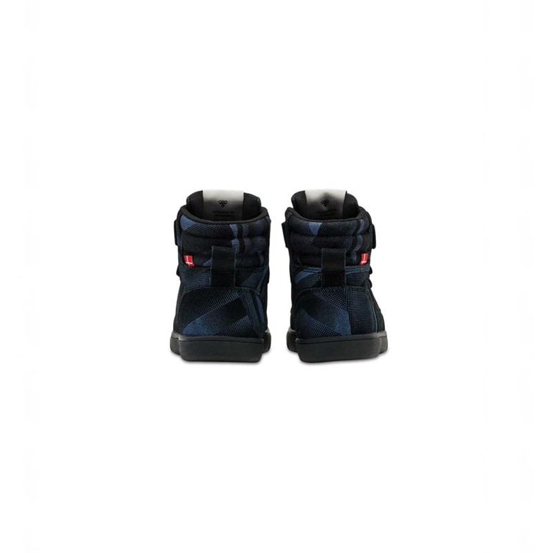Hummel Stadil Print Jr Sneakers Barn Svarta | 542068-460