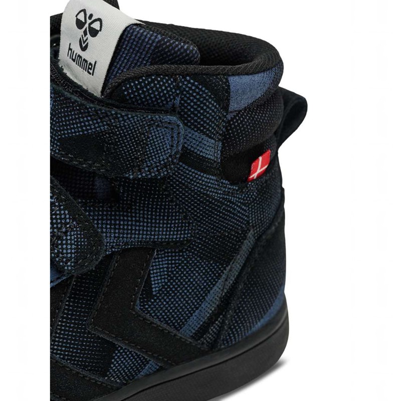Hummel Stadil Print Jr Sneakers Barn Svarta | 542068-460