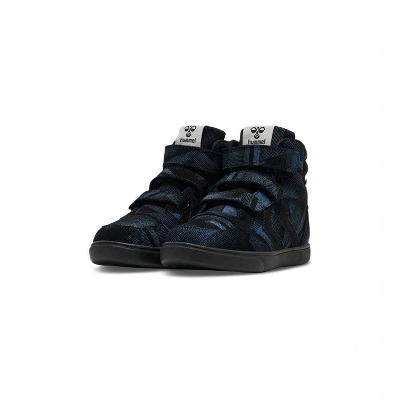 Hummel Stadil Print Jr Sneakers Barn Svarta | 542068-460