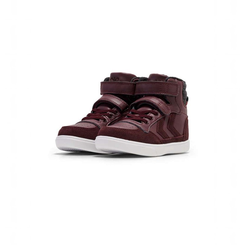 Hummel Stadil Winter High Jr Vinterskor Barn Fuchsia | 450238-736