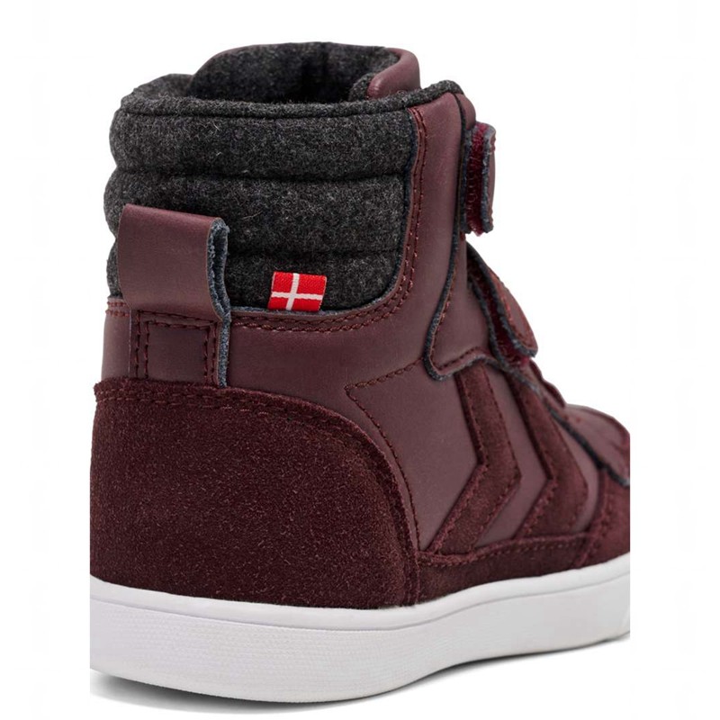 Hummel Stadil Winter High Jr Vinterskor Barn Fuchsia | 450238-736