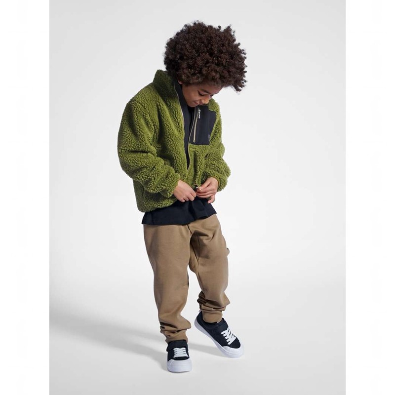 Hummel Stmventure Fleecejackor Barn Olivgröna | 257045-258