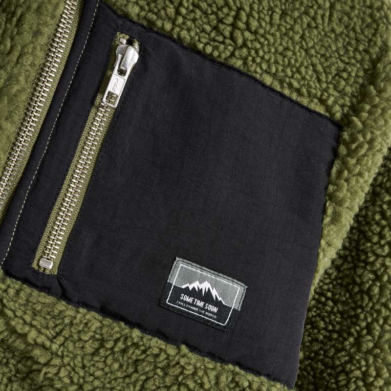 Hummel Stmventure Fleecejackor Barn Olivgröna | 257045-258
