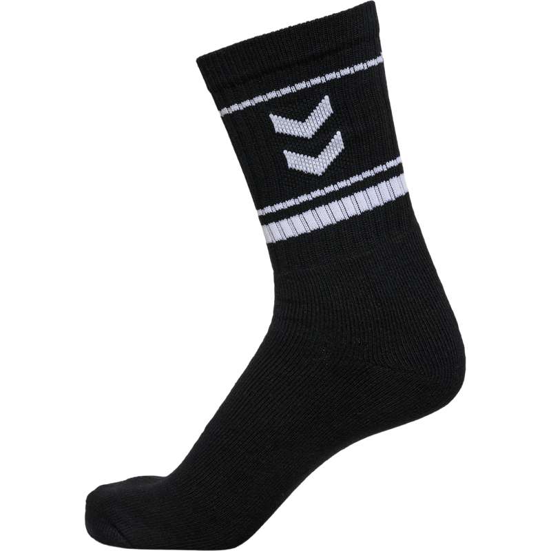 Hummel Stripe Crew 3-pack Strumpor Dam Svarta | 831839-657