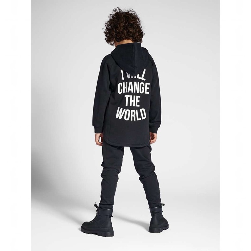 Hummel Stsmonterey Hoodie Barn Svarta | 547136-739