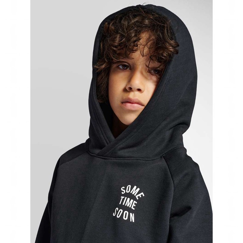 Hummel Stsmonterey Hoodie Barn Svarta | 547136-739