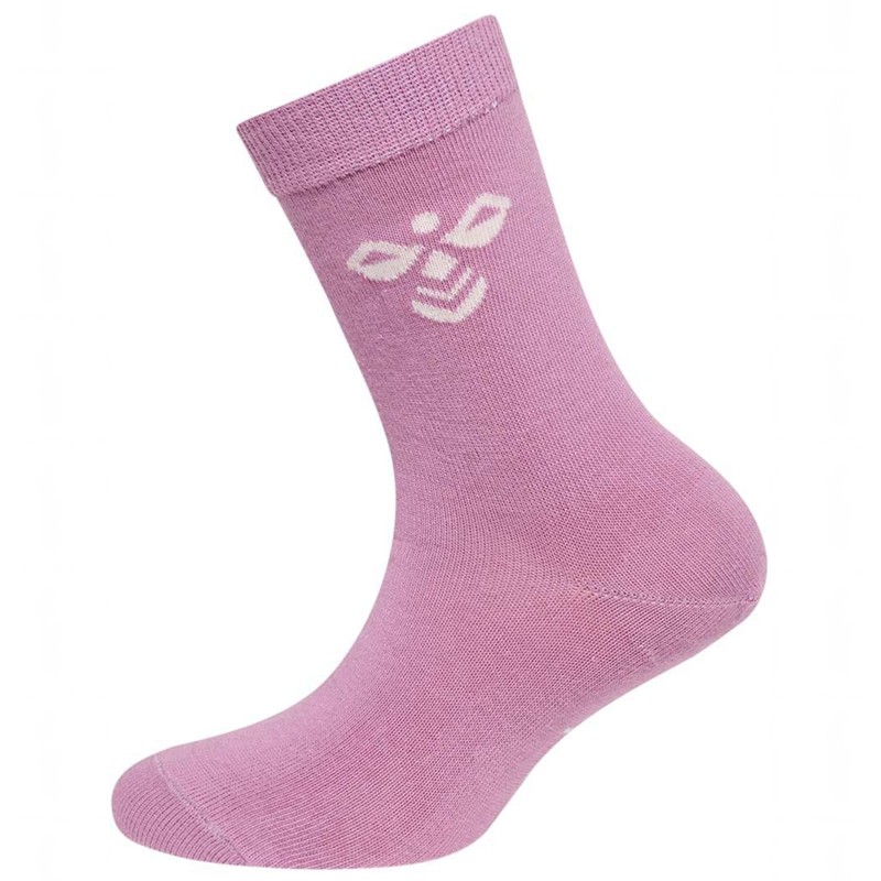 Hummel Sutton 3-pack Strumpor Barn Rosa | 345378-459