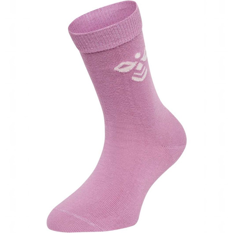 Hummel Sutton 3-pack Strumpor Barn Rosa | 345378-459