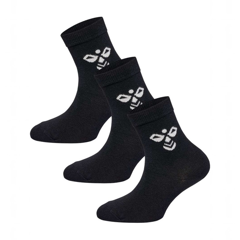Hummel Sutton 3-pack Strumpor Barn Svarta | 720724-004