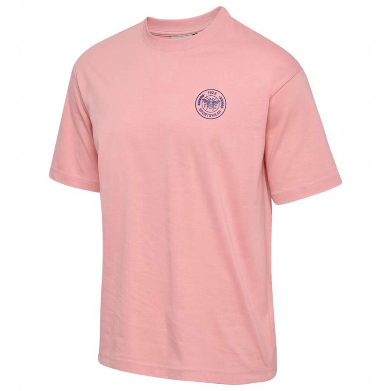 Hummel Swarm Loose T-shirt Herr Rosa | 112499-780