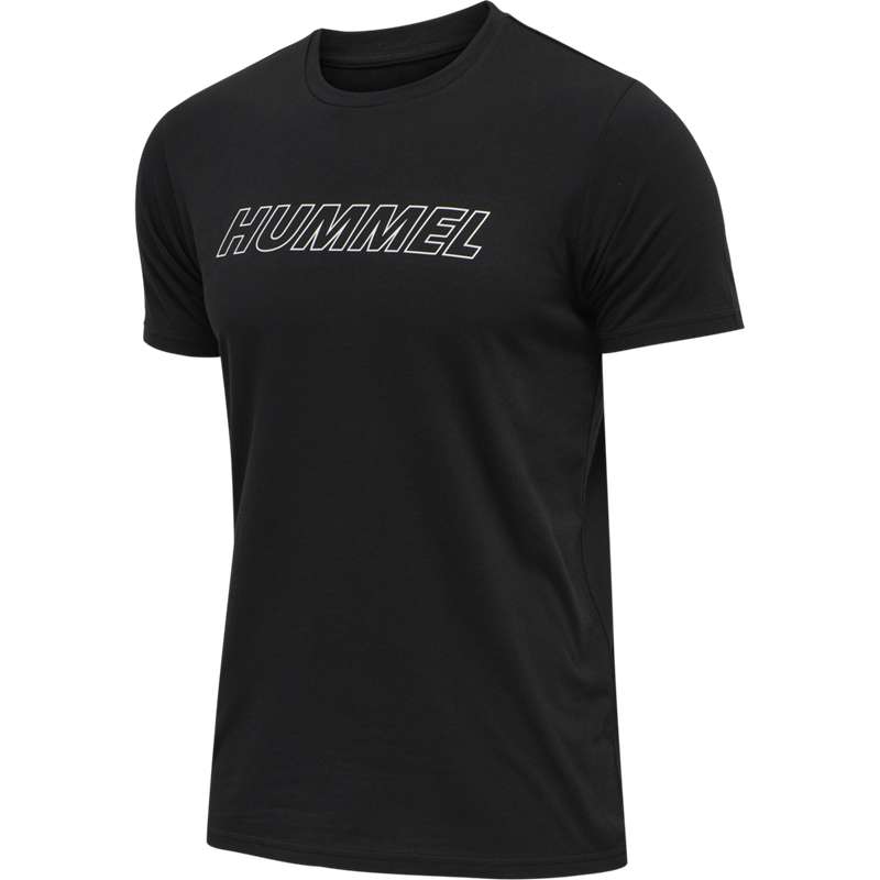 Hummel Te Callum 2-pack Cotton T-shirt Herr Svarta | 592742-824