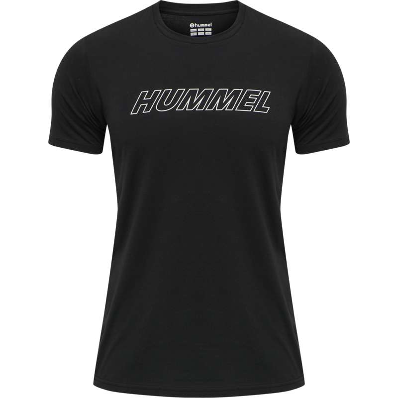 Hummel Te Callum 2-pack Cotton T-shirt Herr Svarta | 592742-824