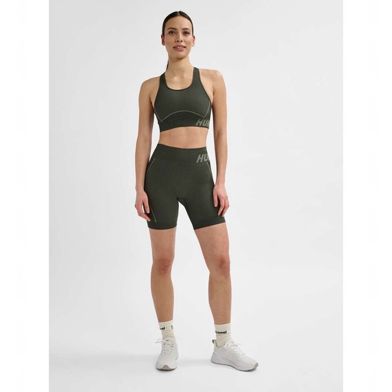 Hummel Te Christel Seamless Shorts Dam Gröna | 976318-739