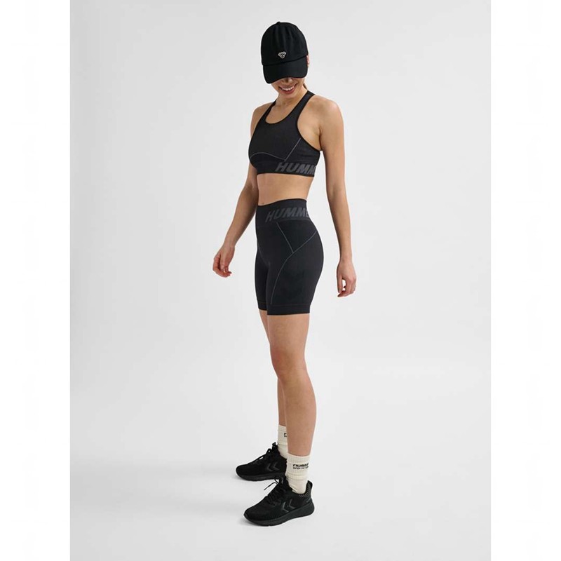 Hummel Te Christel Seamless Shorts Dam Svarta | 982608-613