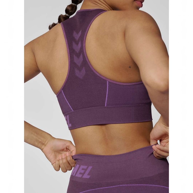 Hummel Te Christel Seamless Top Jackor Dam Lila | 431595-816