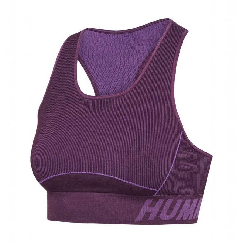 Hummel Te Christel Seamless Top Jackor Dam Lila | 431595-816