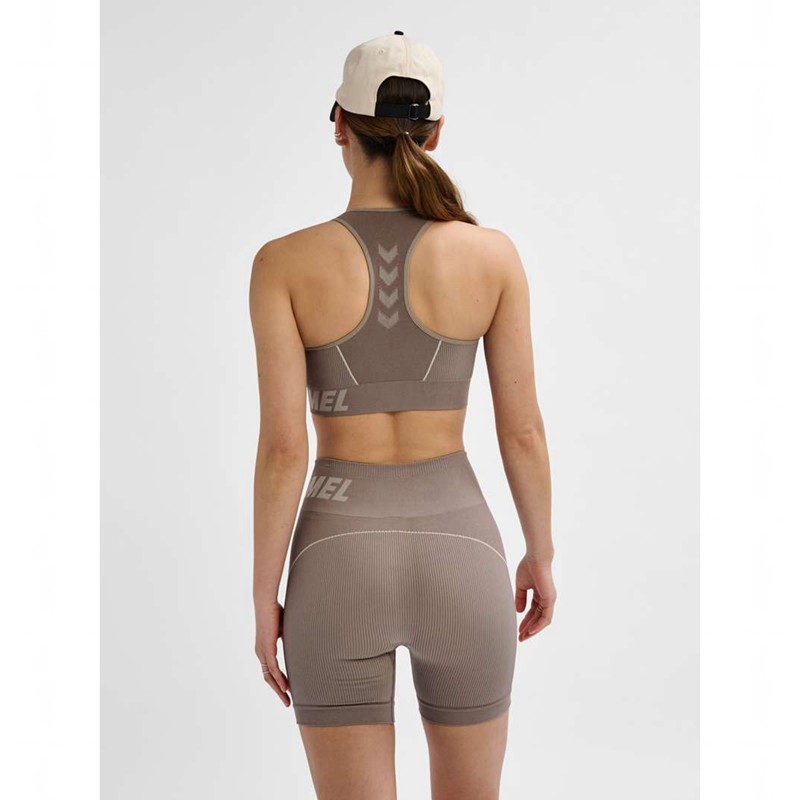 Hummel Te Christel Seamless Top Sport BH Dam Beige | 173580-401
