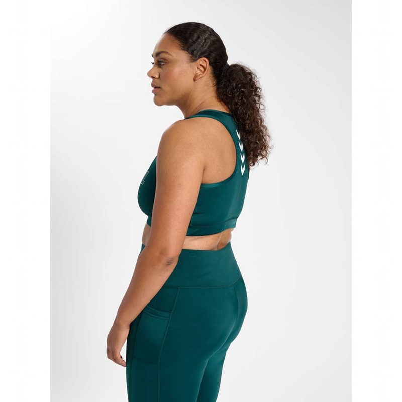 Hummel Te Curvy Plus Sport BH Dam Gröna | 580659-478