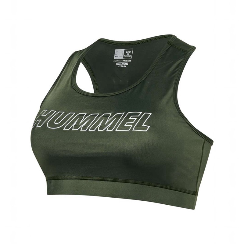 Hummel Te Curvy Plus Sport BH Dam Gröna | 138441-413