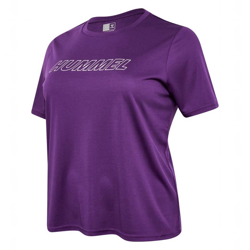 Hummel Te Curvy Plus T-shirt Dam Lila | 688247-882