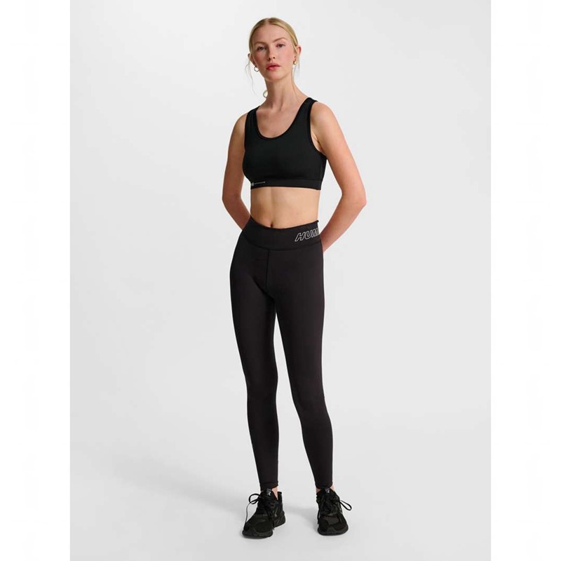 Hummel Te Fundamental Mid Waist Strumpbyxor Dam Svarta | 799033-733